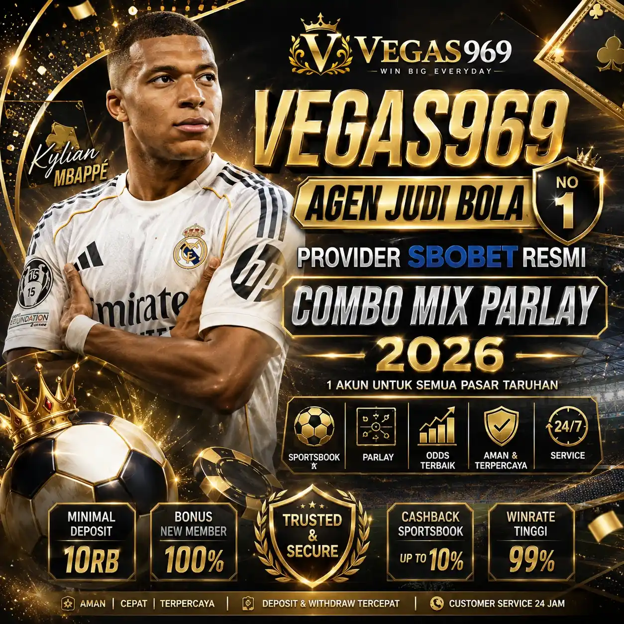 VEGAS969 - Agen Judi Bola No 1 Provider SBOBET Resmi Combo Mix Parlay 2026